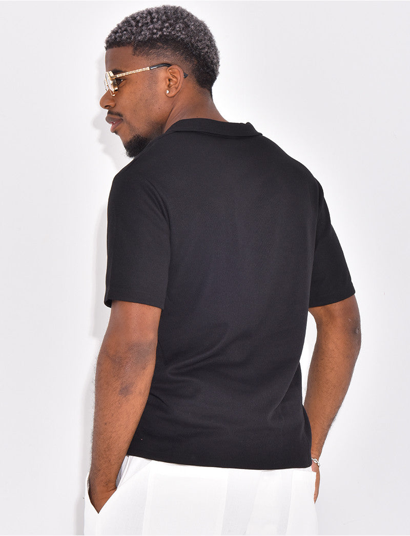 Polo côtelé