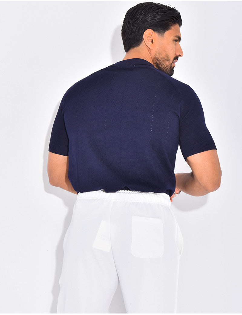 Polo côtelé