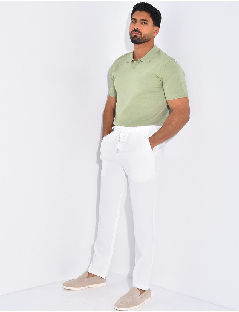 Polo côtelé