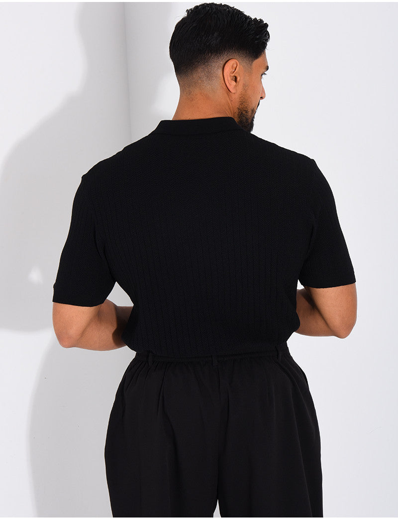 Polo côtelé