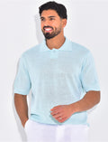 Polo manches courtes en maille