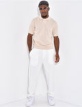 Polo manches courtes nid d'abeille