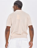 Polo manches courtes nid d'abeille