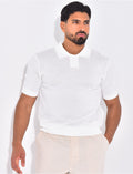 Polo manches courtes nid d'abeille