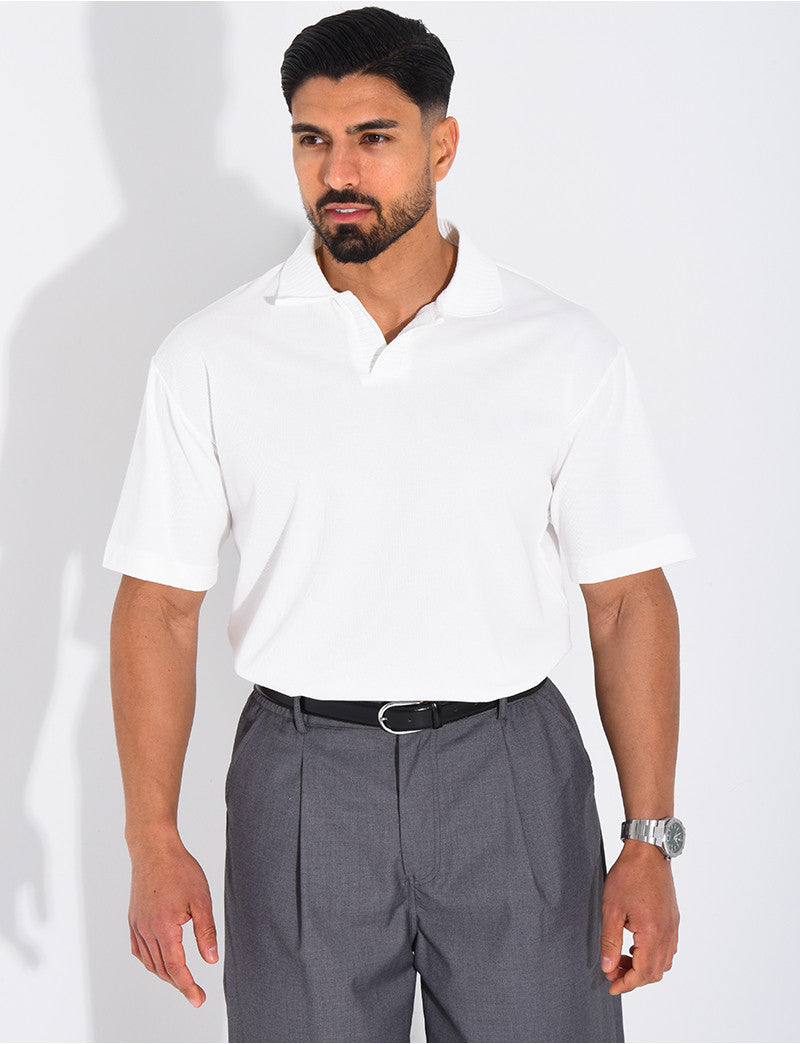 Polo nid d'abeille