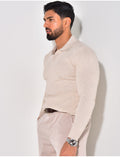 Polo texturé
