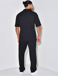 Ensemble pantalon et polo texturé