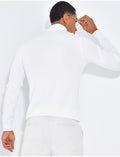 Pull à col zippé