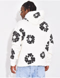 Pull à fleurs