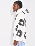 Pull à fleurs