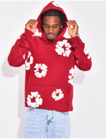 Pull à fleurs