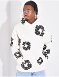 Pull à fleurs