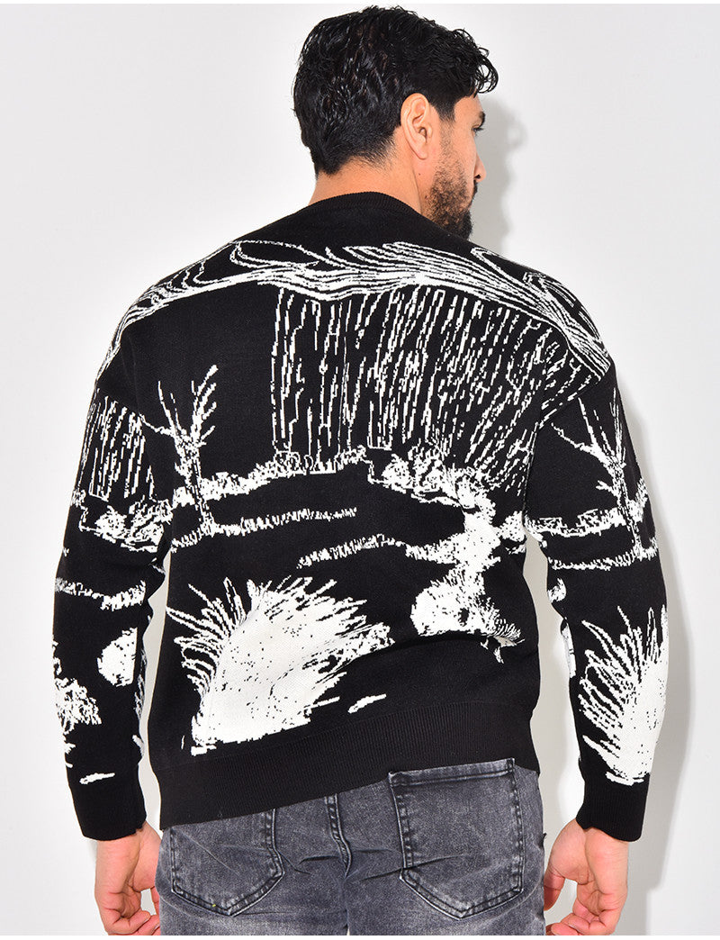 Pull à motifs