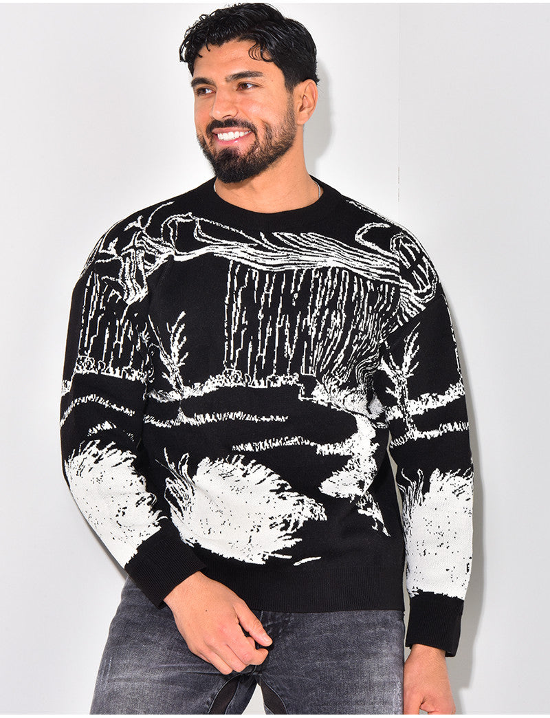 Pull à motifs