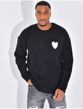 Pull avec un coeur