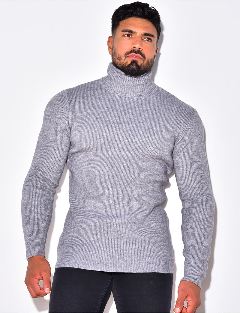 Pull col roulé basic