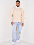 Pull col roulé basic