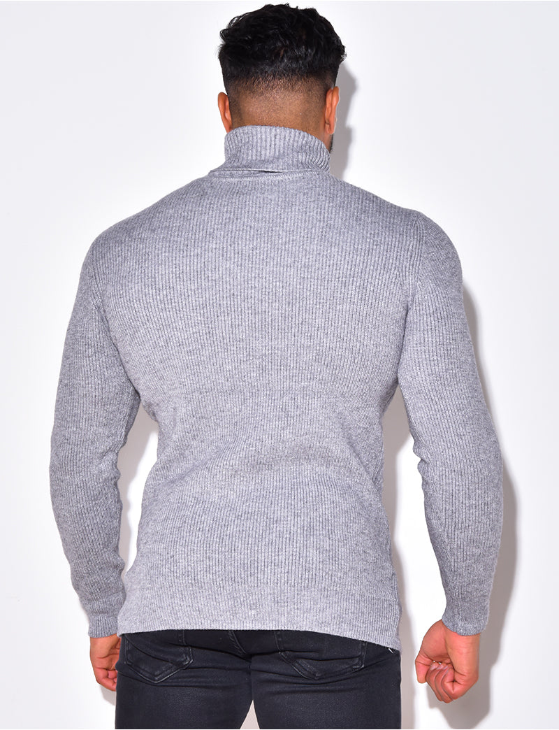 Pull col roulé basic
