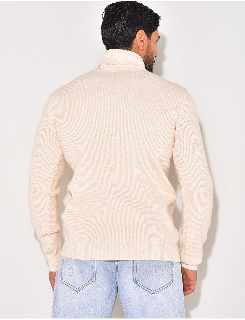 Pull col roulé basic
