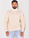 Pull col roulé basic
