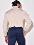 Pull col roulé