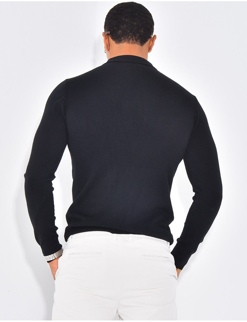 Pull côtelé