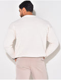 Pull en laine à col rond