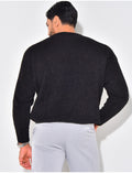 Pull en laine à col rond
