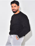 Pull en laine à col rond