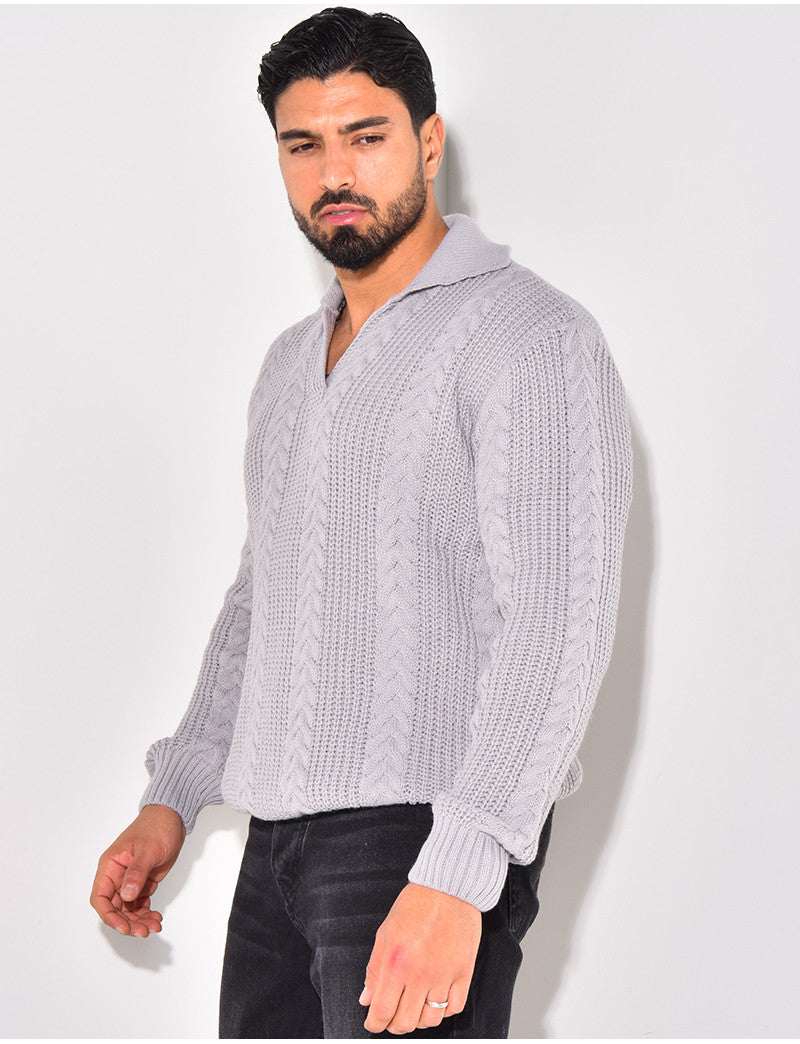 Pull en laine à col