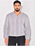 Pull en laine à col