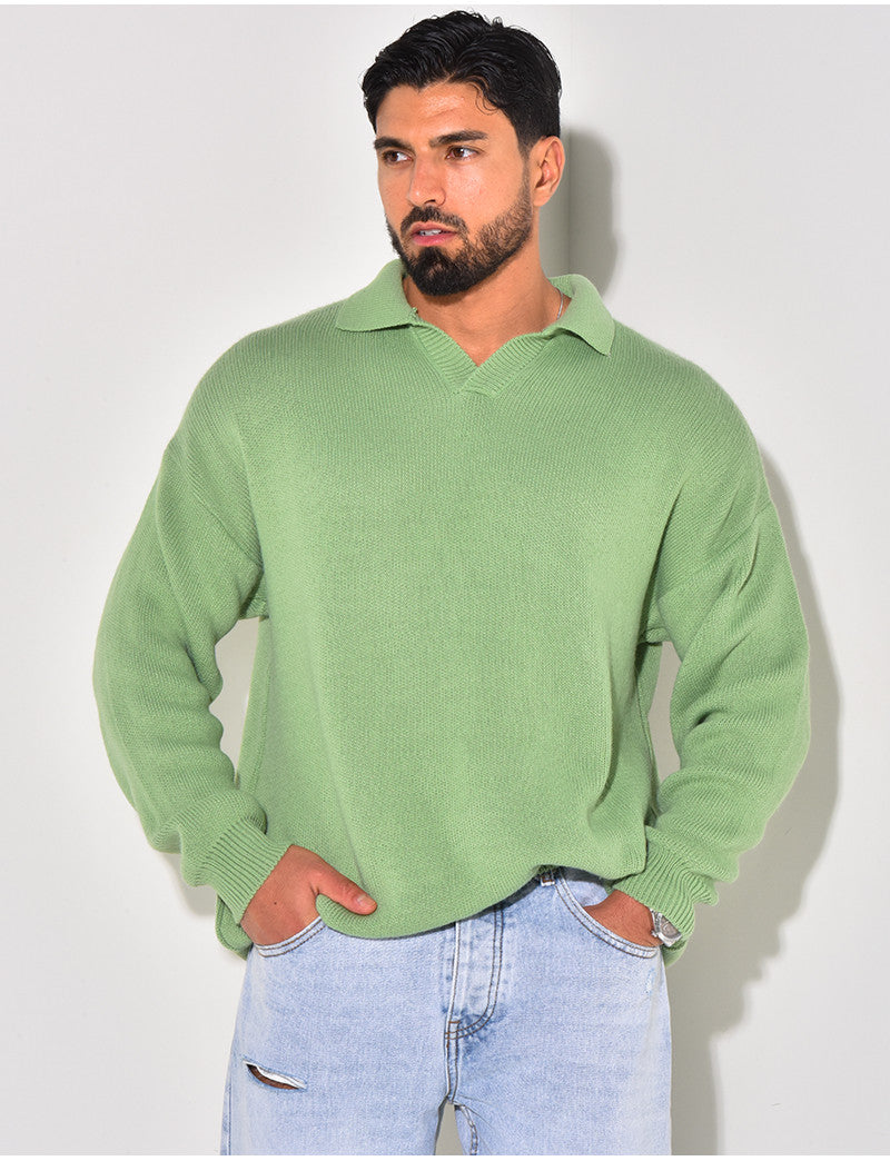 Pull en laine à col