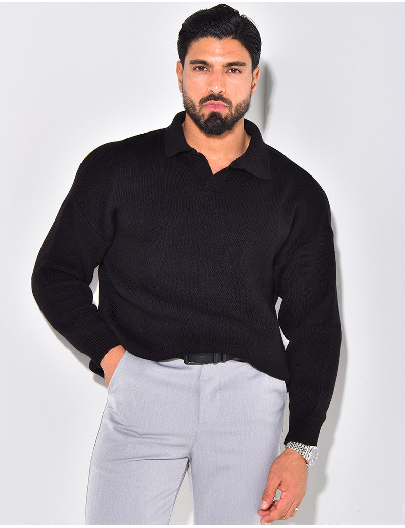 Pull en laine à col