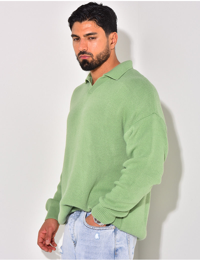 Pull en laine à col