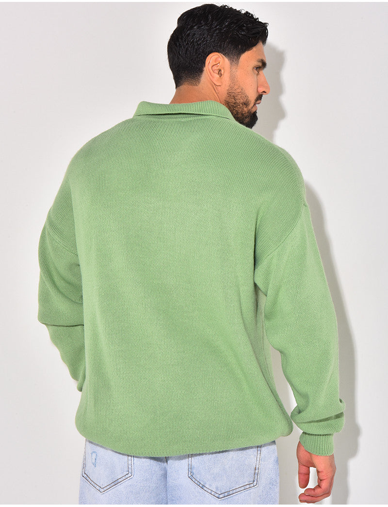 Pull en laine à col