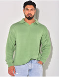 Pull en laine à col