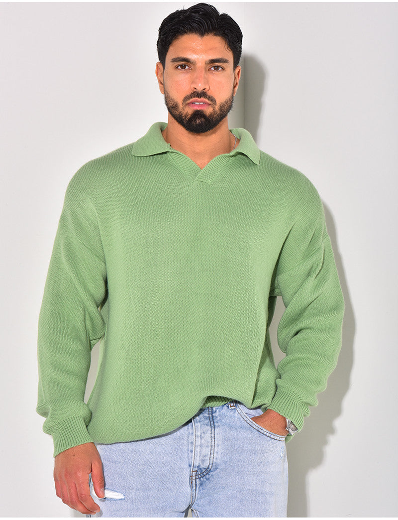 Pull en laine à col