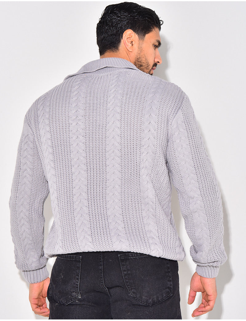 Pull en laine à col