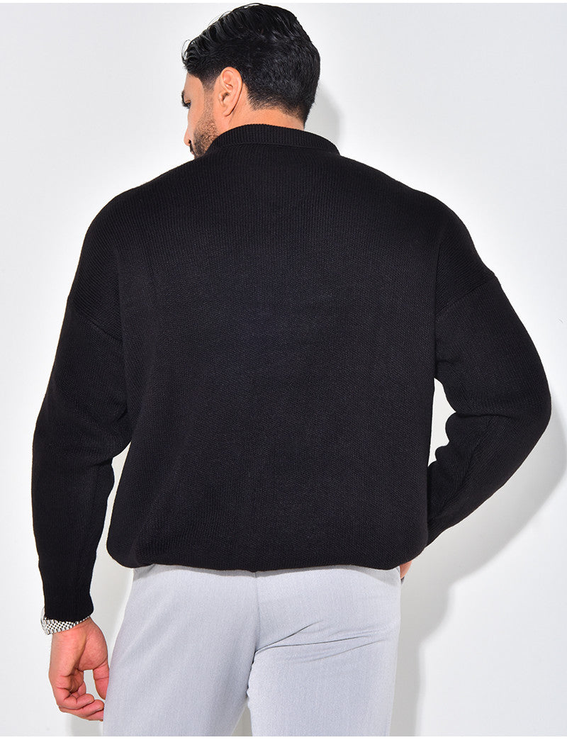 Pull en laine à col