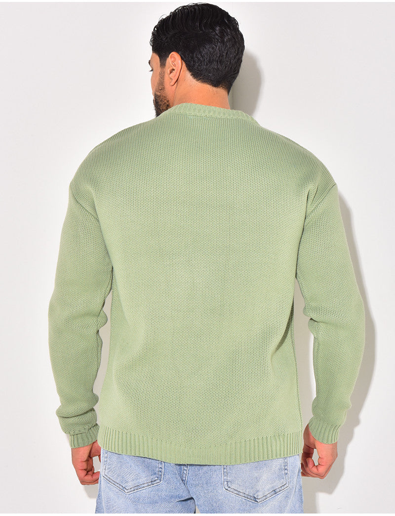 Pull en laine uni