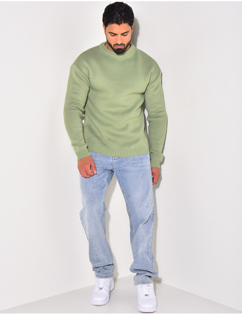 Pull en laine uni