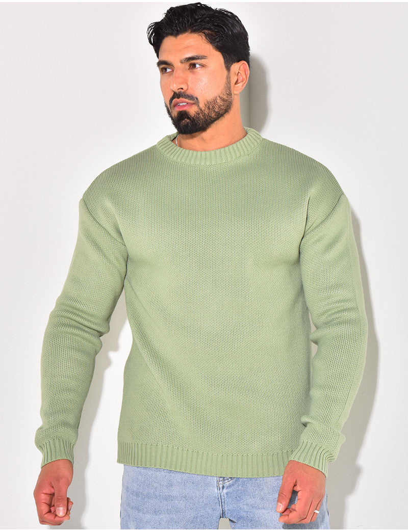 Pull en laine uni