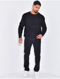 Pull en maille col rond