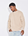 Pull en maille col rond