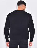 Pull en maille col rond