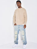 Pull en maille col rond