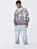 Pull épais à motifs