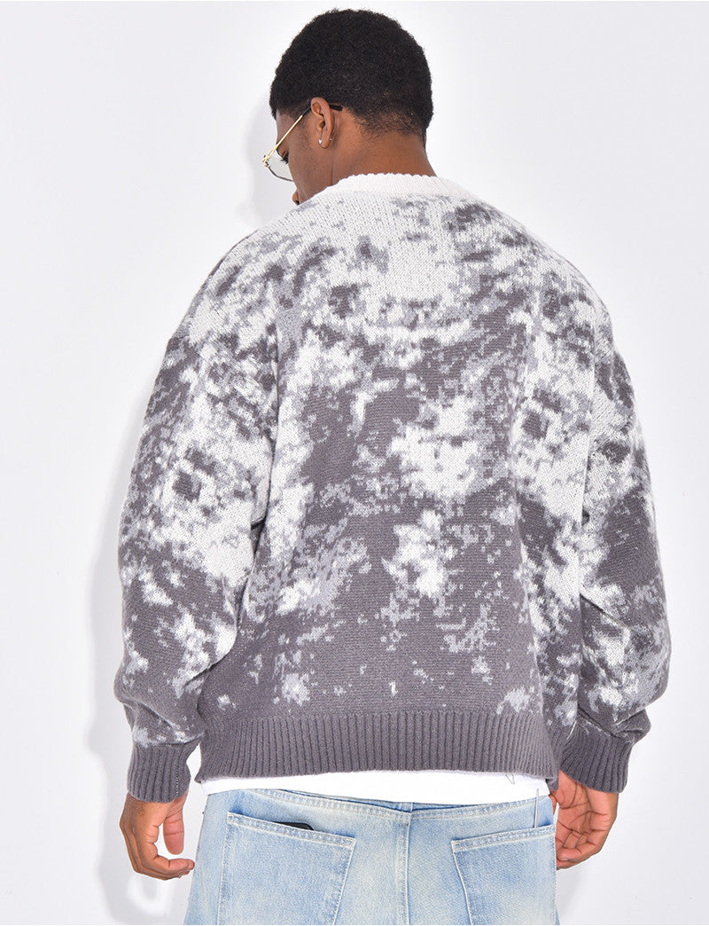 Pull épais à motifs