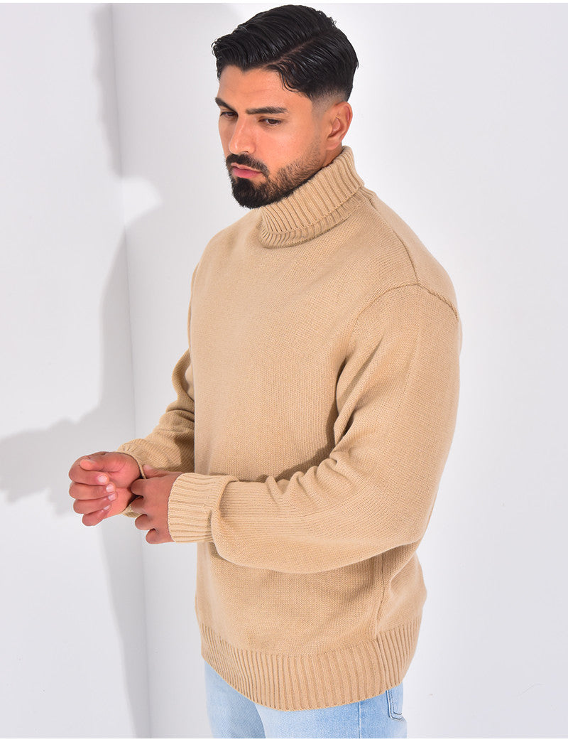 Pull épais col roulé