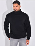 Pull épais col roulé